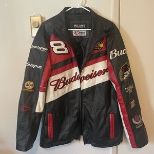 Vintage Dale Earnhardt Jr. Wilson’s NASCAR Leather Jacket.